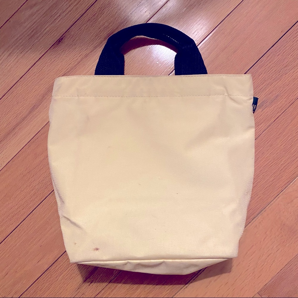 Herve Chapelier Nylon Yellow Tote